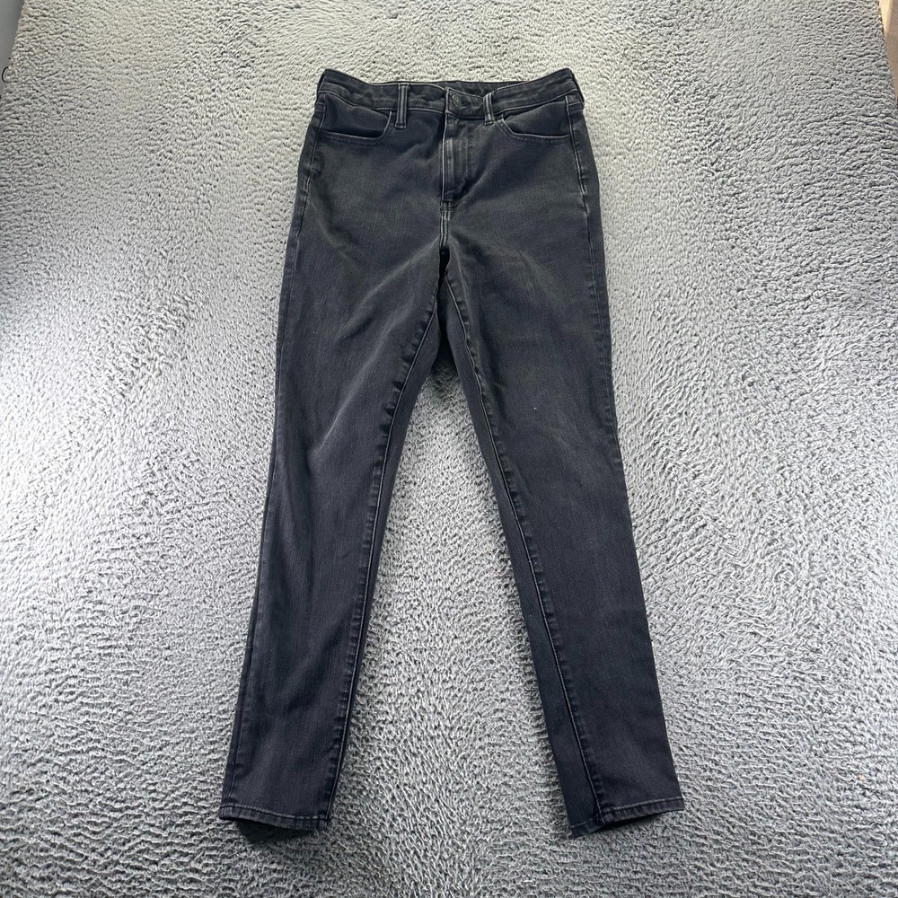 American Eagle Outfitters 360° Next Level Jeans Womens 10‎ Black Denim Jegging